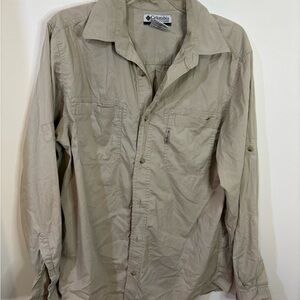 Columbia Men's Light Tan Shirt Jacket